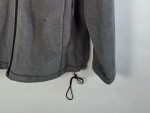 Vorschaubild 3 von Fleecejacke Herren Grau Gr. 52/L Polyester Uni Casual Langarm