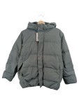 Vorschaubild 1 von Kinder Steppjacke Gr. 152 Grau mit Kapuze