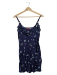 Vorschaubild 1 von Damen Jumpsuit Gr. 38 M Blau Blumenmuster Casual