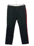 Vorschaubild 1 von Herren Anzughose Schwarz Gr. 50 W33 L30 mit rotem Streifen