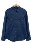 Vorschaubild 1 von Herren Freizeithemd Jeanshemd Blau Gr. 50 L Denim Western Casual