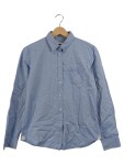 Vorschaubild 1 von Hemdbluse Damen Blau Gr. 36 S Baumwolle Chambray Langarm Casual
