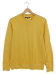 Vorschaubild 1 von Herren Pullover Gelb Gr. 48 M Rundhals Baumwolle Basic