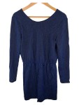 Vorschaubild 1 von Damen Freizeitkleid Minikleid Gr. 38 M Schwarz Glitzer Gestreift Party