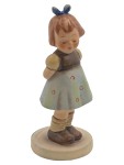 Vorschaubild 1 von Hummel Figur Mädchen mit Schleife Keramik 11cm Mehrfarbig