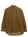 Vorschaubild 1 von Herren Cordhemd Braun Freizeithemd Langarm Button-Down Gr. 50 L