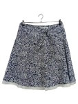 Vorschaubild 3 von Damen A-Linienrock Midirock Blau Paisley Gr. 42 Baumwolle