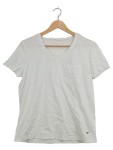 Vorschaubild 1 von Damen T-Shirt Gr. 36 S Weiß mit Brusttasche Kurzarm