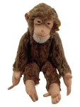 Vorschaubild 1 von Kuscheltier Affe Jocko Braun 28 cm Vintage Plüschtier