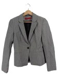 Vorschaubild 1 von Damen Blazer Gr. 34 XS Grau Kariert Klassisch Elegant