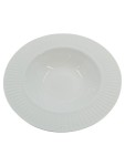 Vorschaubild 1 von home Suppenteller Keramik Weiß 23 cm gerippt Klassisch