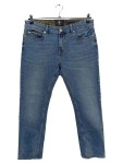 Vorschaubild 1 von Jeans Straight Leg Herren Gr. W30/46/S Blau Baumwolle Uni Logo