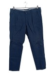Vorschaubild 1 von Herren Stoffhose Chino Blau Gr. 52 W36 XL Baumwolle Leinen Casual