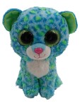 Vorschaubild 1 von Beanie Boos Kuscheltier Leopard Blau Grün 40 cm Plüschtier