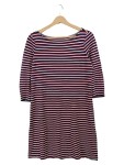 Vorschaubild 1 von Damen Freizeitkleid Gr. 40 Mehrfarbig Gestreift Midikleid