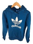 Vorschaubild 1 von Damen Kapuzenpullover Hoodie Trefoil Logo Blau Gr. 36 S