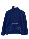 Vorschaubild 1 von Fleecejacke Kinder Gr. 176 Blau Sterne Stickerei Reißverschluss