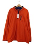 Vorschaubild 1 von Herren Fleecepullover Gr. 48 M Orange Half-Zip Outdoor