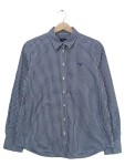 Vorschaubild 1 von Bluse Damen Kariert Blau Gr. 38 M Langarm Casual Baumwolle