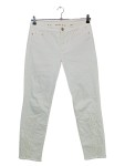 Vorschaubild 1 von Damen Jeans Straight Leg Gr. 40 Weiß Stickerei Fransen