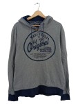 Vorschaubild 1 von Herren Kapuzenpullover Hoodie Gr. 52 XL Grau Logo Print Casual