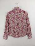 Vorschaubild 2 von Damen Hemdbluse Gr. 34 XS Pink Paisley Muster Langarm Casual