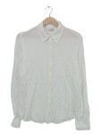 Vorschaubild 1 von Bluse Damen Gr. 40 L Weiß Langarm Viskose Klassisch