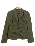 Vorschaubild 1 von Damen Blazer Oliv Casual Gr. 36 S Baumwolle