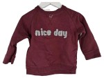 Vorschaubild 1 von BabyBoy Pullover Rot Gr. 92 "nice day" Langarm Casual