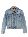 Vorschaubild 1 von Damen Jeansjacke Blau Gr. 36 S Casual Baumwolle