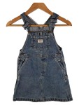 Vorschaubild 1 von Jeanskleid Kinder Blau Gr. 110 Baumwolle Uni Casual Freizeit