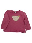 Vorschaubild 1 von Kinder Pullover Gr. 80 Pink Bärenmotiv Baumwolle Langarm