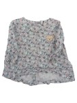 Vorschaubild 1 von Langarmshirt Gr. 68 Mehrfarbig Blumenmuster Bären-Applikation Baumwolle