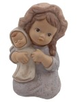 Vorschaubild 1 von Nina Marco Dekofigur Mädchen mit Puppe Keramik 13cm Nostalgisch