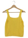 Vorschaubild 1 von Pullunder Damen Gelb Gr. 36 S Baumwolle Basic