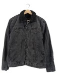 Vorschaubild 1 von Jeansjacke Teddyfutter Herren Schwarz Gr. 50 L 100% Baumwolle