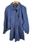 Vorschaubild 1 von Damen Jumpsuit Playsuit Blau Gr. 36 S Langarm Baumwolle Casual