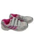 Vorschaubild 1 von Mädchen Lauflernschuhe Sneaker Klettverschluss Silber Pink Gr. 33