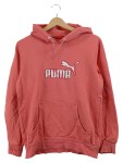 Vorschaubild 1 von Damen Kapuzenpullover Hoodie Rosa Gr. 40 L Logo-Print Sportlich