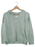 Vorschaubild 1 von Damen Kapuzenpullover Strickpullover Hoodie Grün Gr. 38 M Casual