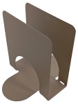 Vorschaubild 1 von FLUNS Buchstütze Metall Braun Minimalistisch 15x13cm