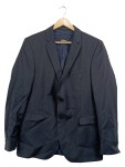 Vorschaubild 1 von Herren Sakko Anzugjacke Dunkelblau Gestreift Gr. 48 M Business