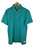 Vorschaubild 1 von Herren Poloshirt Türkis Gr. 50;L Kurzarm Baumwolle