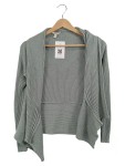Vorschaubild 1 von Strickjacke Damen Grün Gr. 36 S Rippstrick Casual