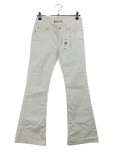 Vorschaubild 1 von 479 Booty Flare Fit Stoffhose Damen Weiß W32