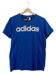Vorschaubild 1 von Herren T-Shirt Blau Gr. 48 M Logo Print Sport Freizeit Baumwolle