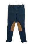 Vorschaubild 1 von Reithose Damen Gr. 38, US 8 Dunkelblau mit Besatz