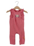 Vorschaubild 1 von Einteiler Strampler Rosa Bären-Applikation Rüschen Gr. 62