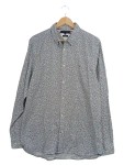 Vorschaubild 1 von Freizeithemd Herren Gr. 52 XL Weiß Blumenmuster Langarm Casual