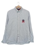 Vorschaubild 1 von Herren Business Hemd Blau Gestreift Gr. 48 M Logo